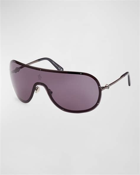 gucci men's flat-top metal shield sunglasses|Gucci goggles yupoo.